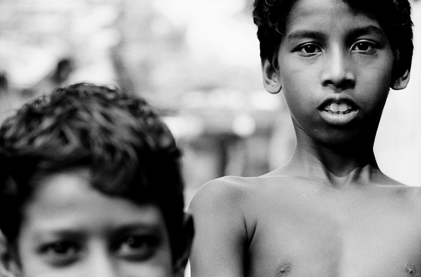 Calm Eyes Of Two Boys (India)