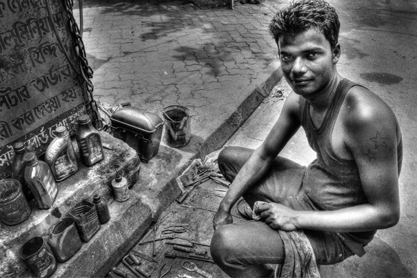Man Selling Oils (India)