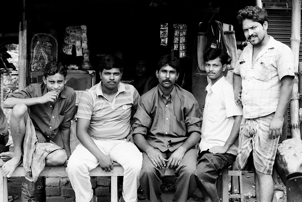 Five Men At A Chai Stand (India)