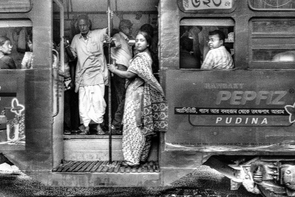 Saree On The Tram (India)