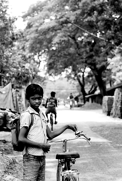 Boy And Bicycle (India)
