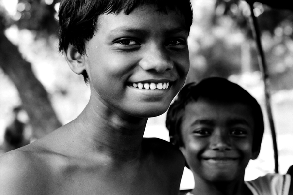 White Teeth Of A Grinning Boy (India)