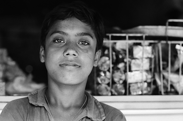 Boy Leaning Back (India)