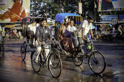 Bicycle and cycle rickshaw