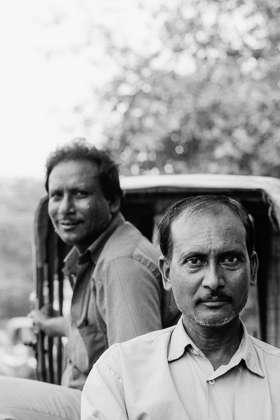 Two rickshaw wallah