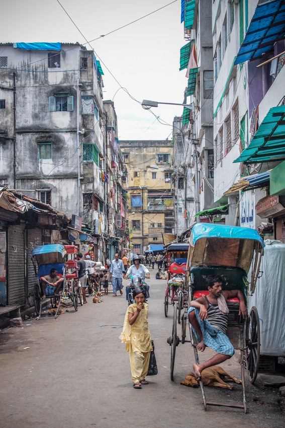 [Kolkata, India] Rickshaws On The Both Sides Of The Lane | Photo By ...