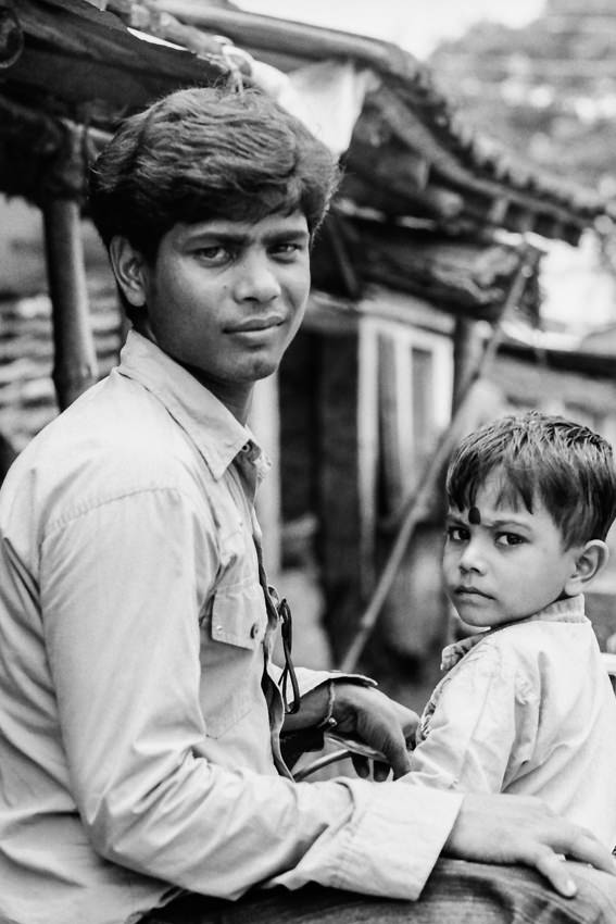 Man and his son