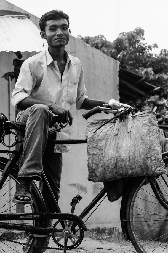 Tobacconist on bicycle