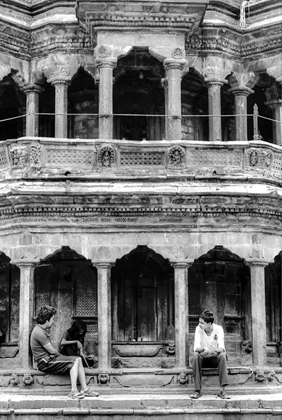People In Krishna Temple (Nepal)