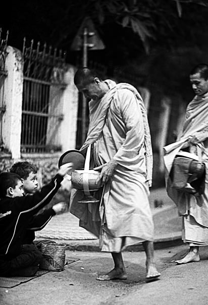Elderly Shoeless Monk (Laos)