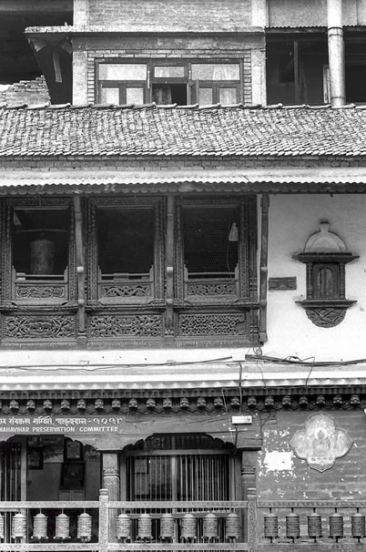 Prayer Wheels In A Temple (Nepal)