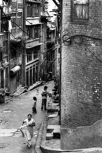 Slope In The Old Town (Nepal)