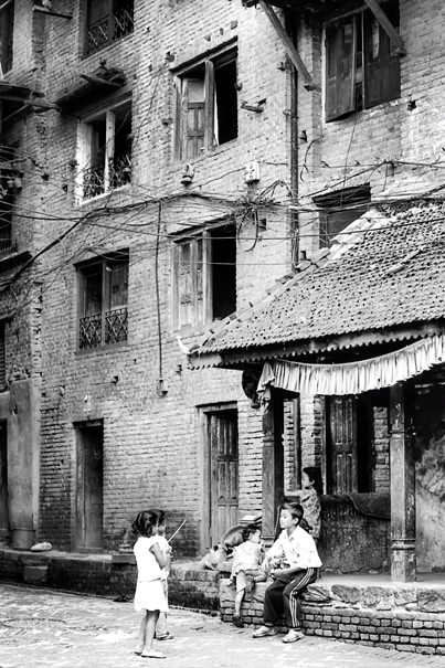Children In The Old Quarter (Nepal)