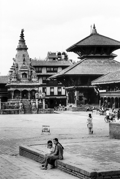 Three In The Durbar Square (Nepal)