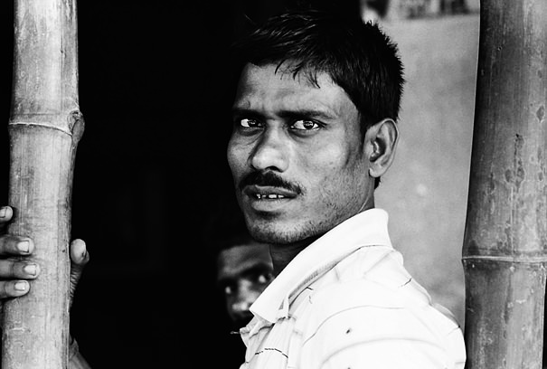 Man Between Bamboos (India)