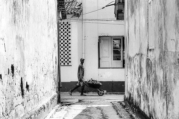 Man And Wheelbarrow (Sri Lanka)