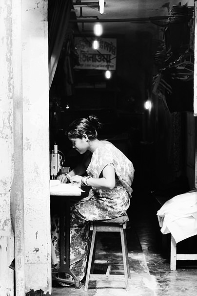 Woman Was Sewing (India)