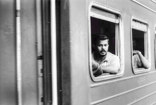 Man By The Car Window (Sri Lanka)