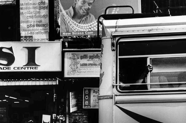 Hand By The Window Of A Bus (Sri Lanka)
