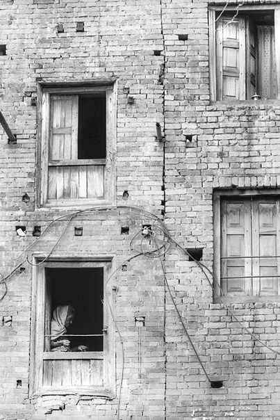 Shawled Older Woman By The Window (Nepal)