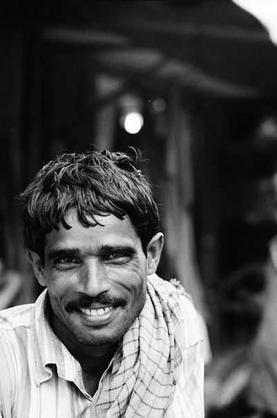 Rickshaw Wallah With A Mustache Was Bashful (India)