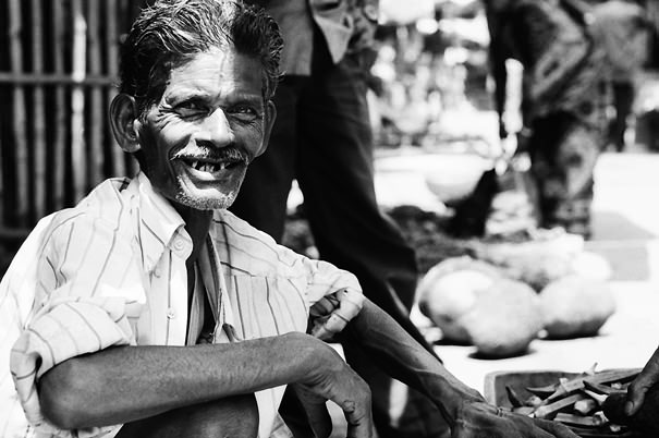 Man Missing Some Front Teeth (India)