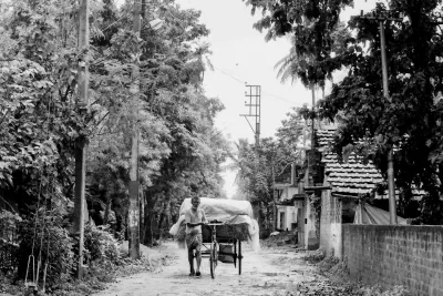 Tricycle with a large load