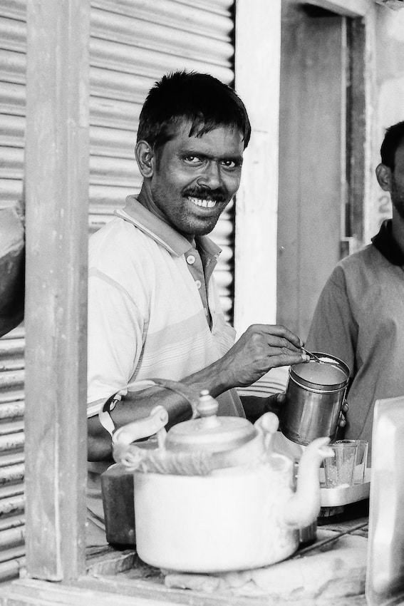 Smile at chai stand