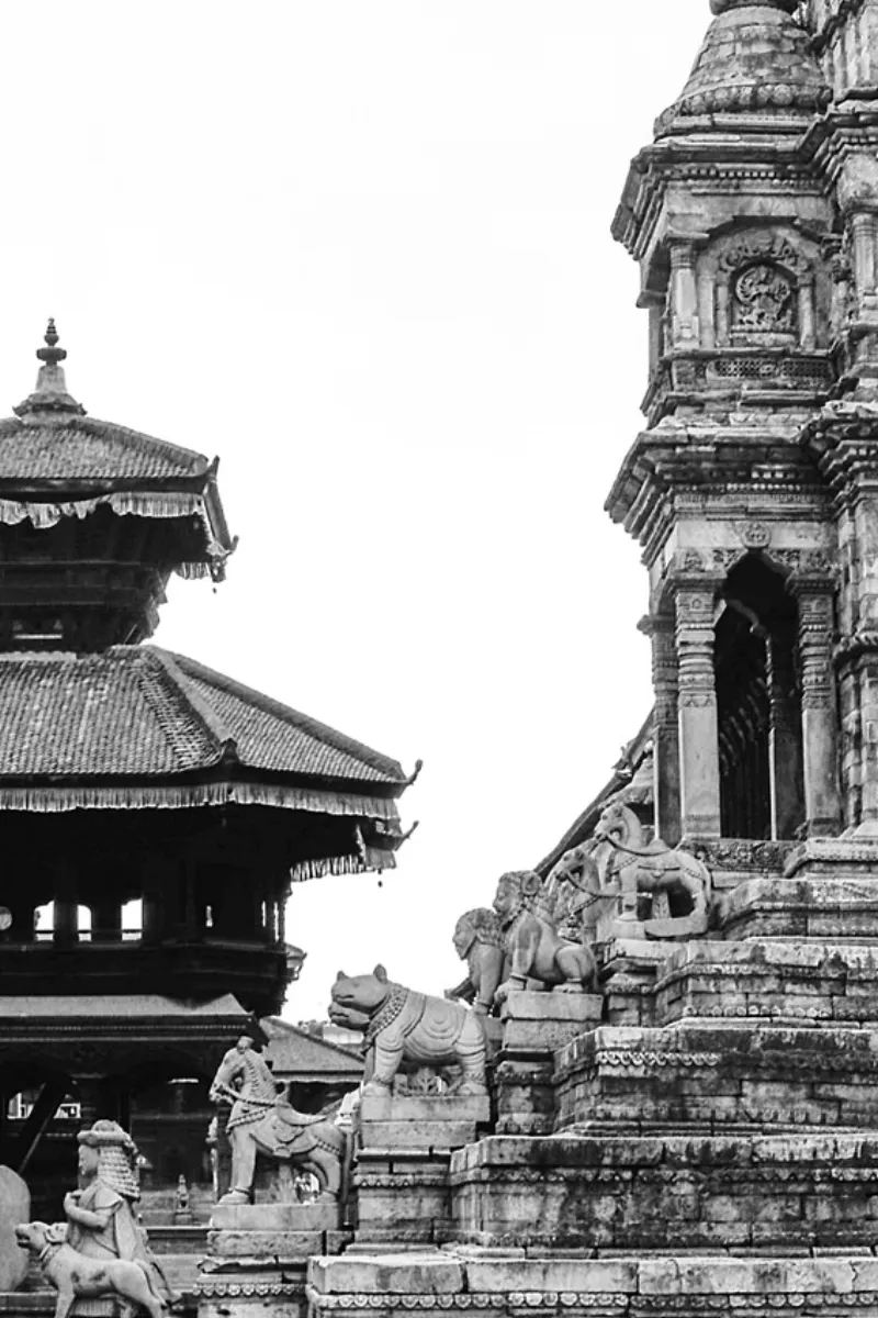 Statues and temple