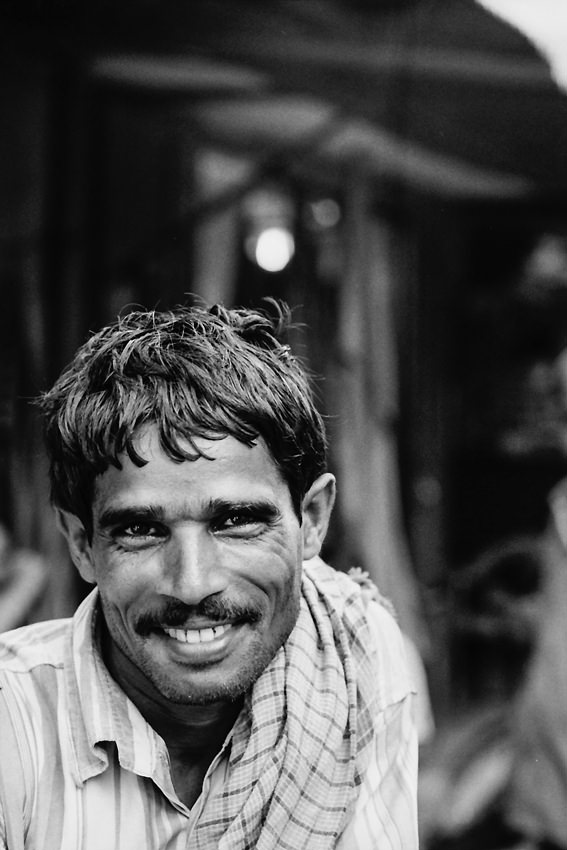 Bashful rickshaw wallah