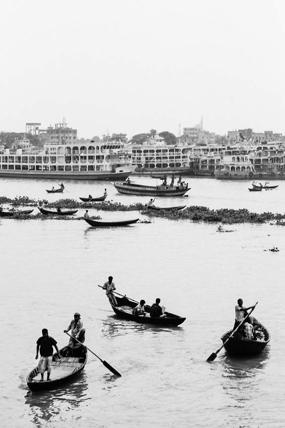 Small boat on Buriganga River