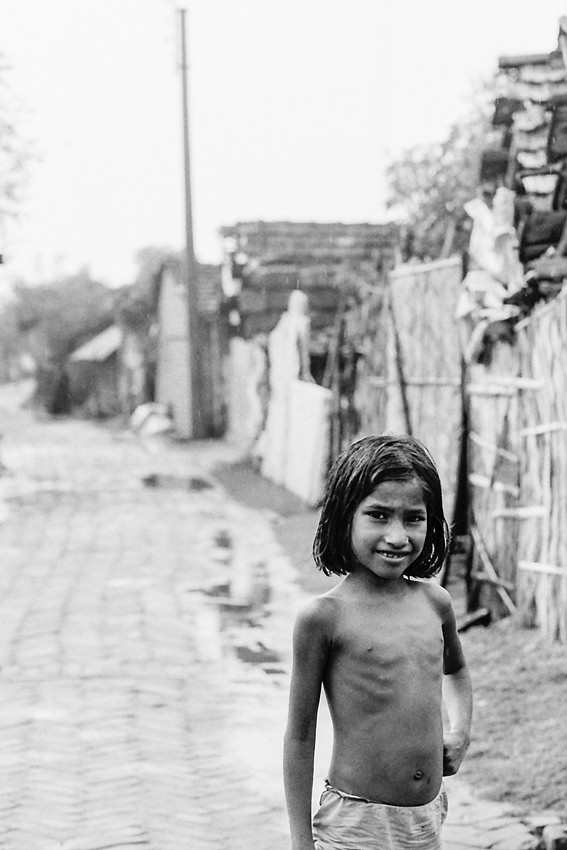 Confused little girl