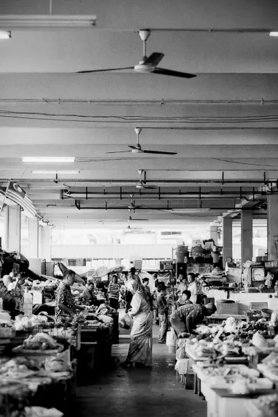 スレンバンの市場