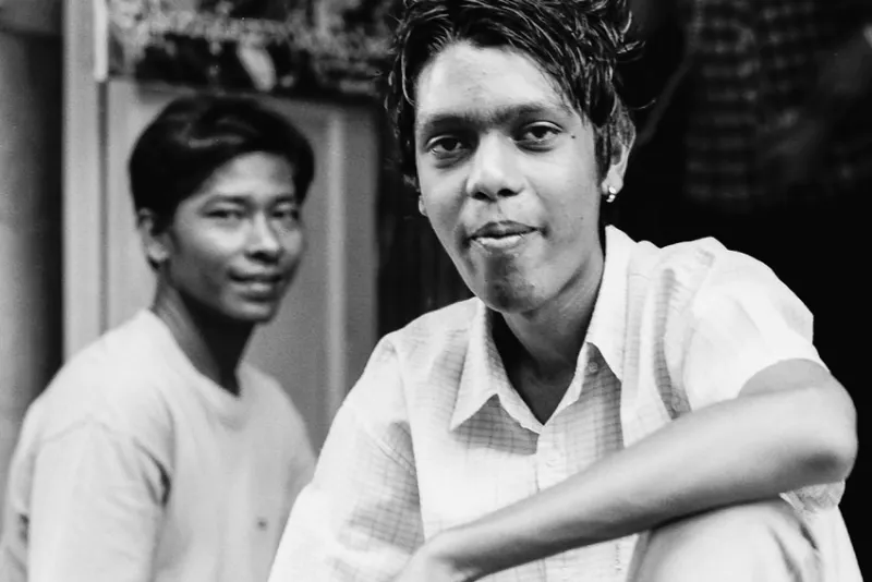 不敵な顔をした青年