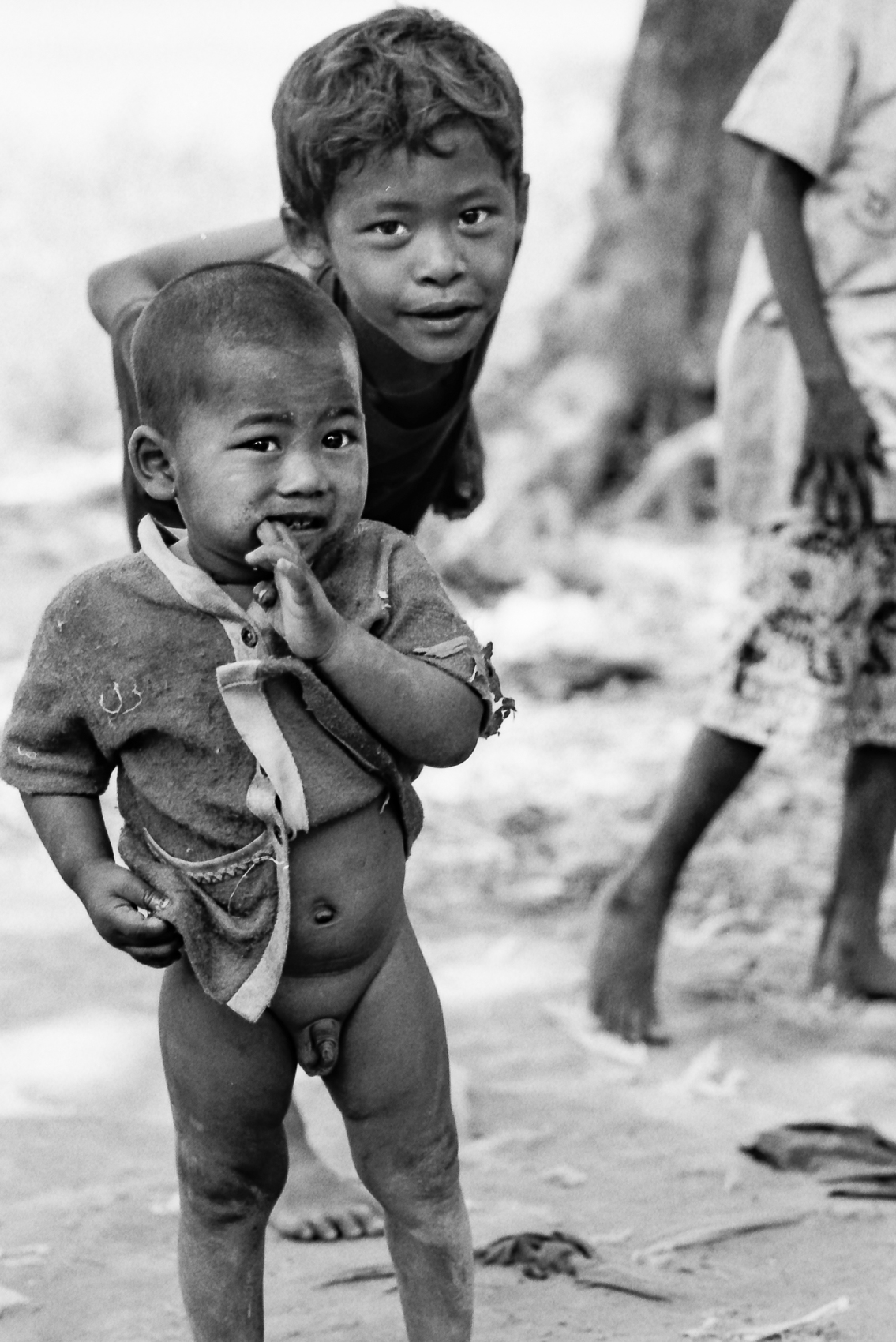 [Pyay, Myanmar] The Boy Walking Around With No Pants On Showed No ...