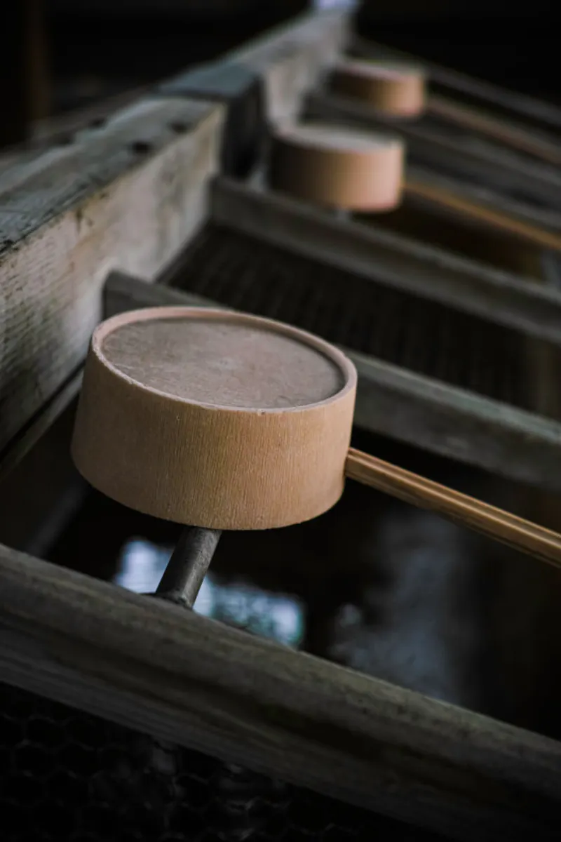 Ladle in Shinto shrine