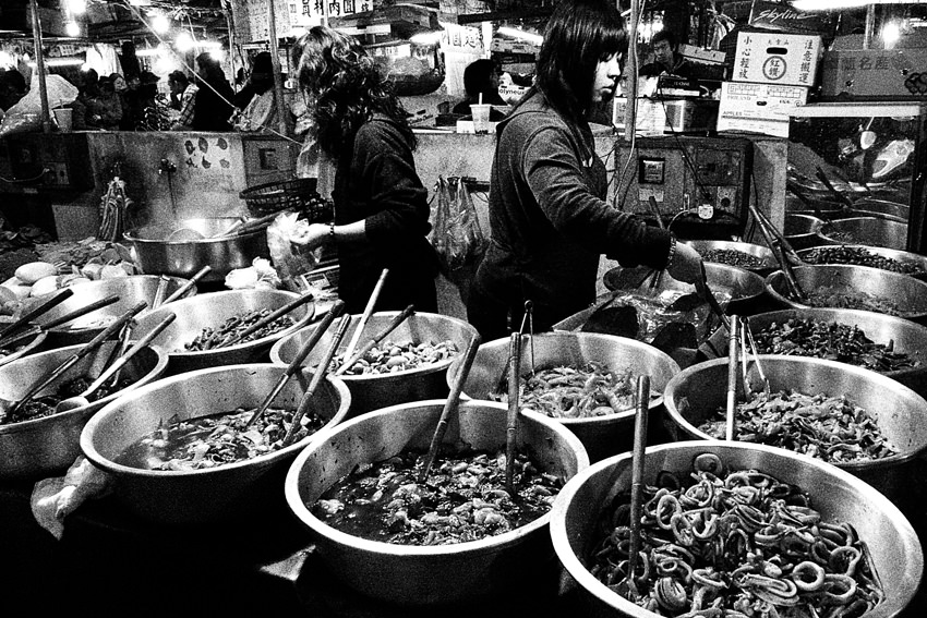 Side dishes being sold