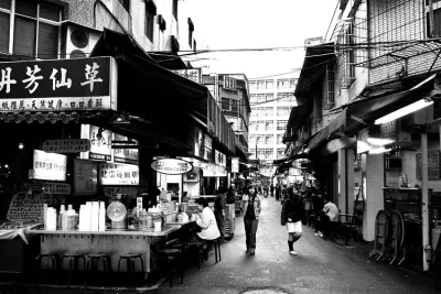 台北の軽食スタンド