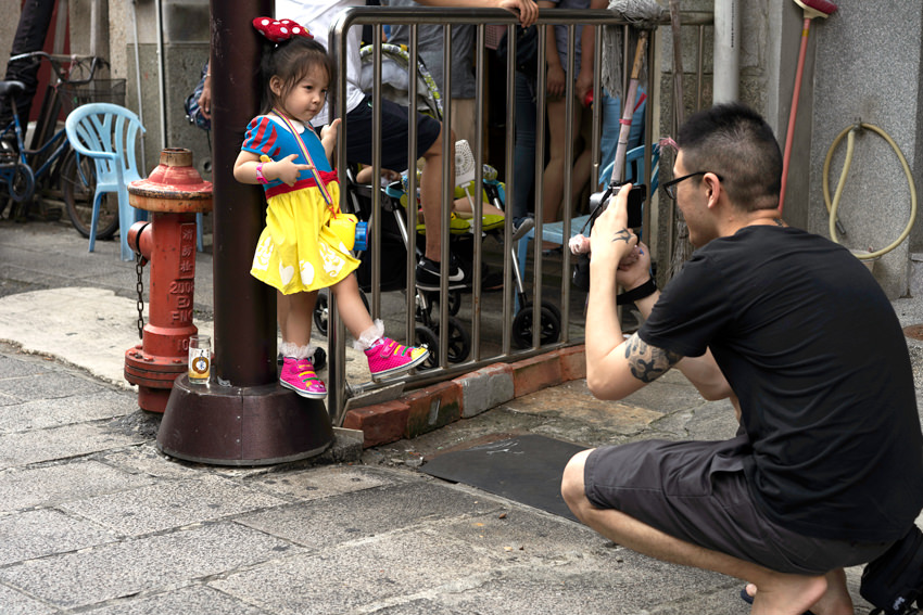 Girl wearing Cinderella costume