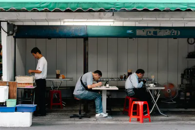 refreshment stand in Taipei