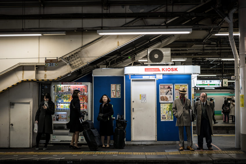 People on platform