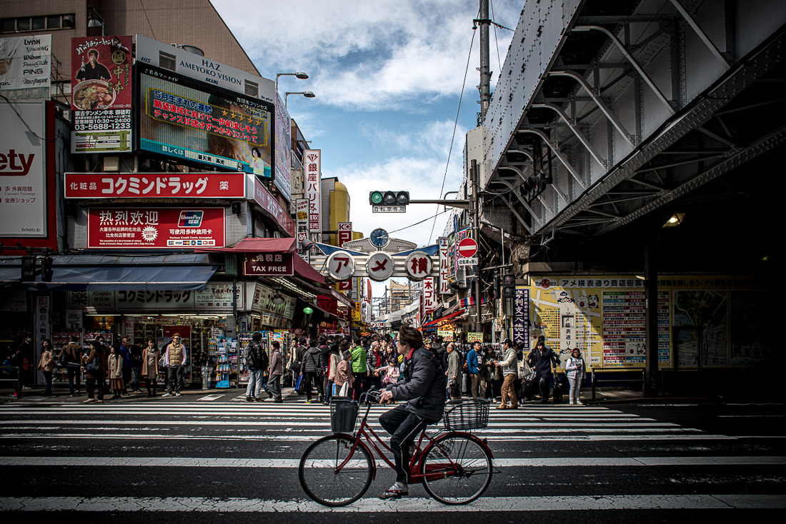Bicycle running street