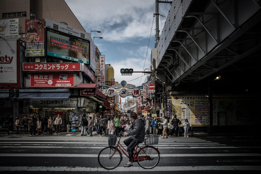 Bicycle running street