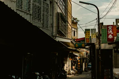 Lane in heart of Tainan