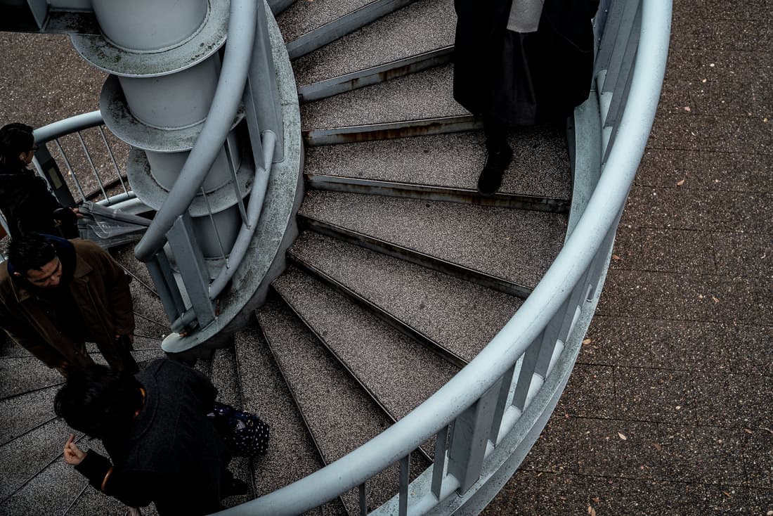 Spiral stairway in Daikanyama
