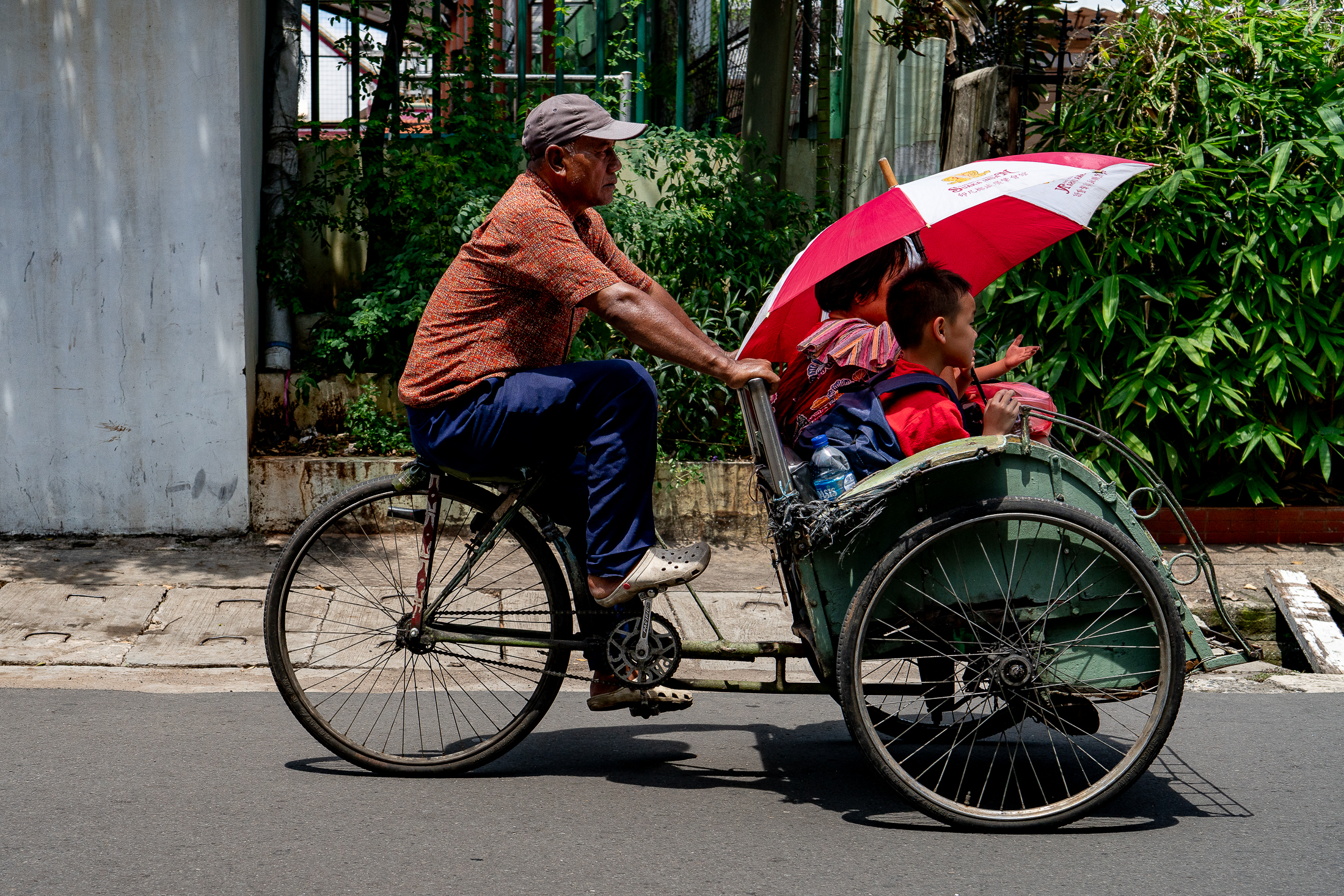 ジャカルタ | インドネシア旅行記】一口に自転車タクシーと言っても