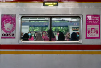 Women-only car in Jakarta