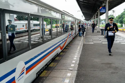 Platform in Cirebon station