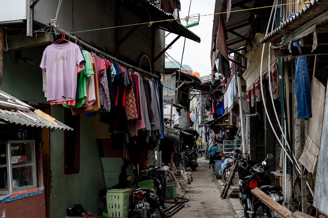 Lane in Jakarta's Kota district
