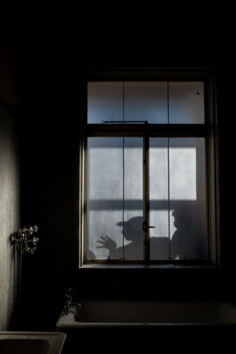 Bathroom of the former Asakamiya Residence